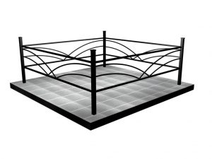 Ограда птичка